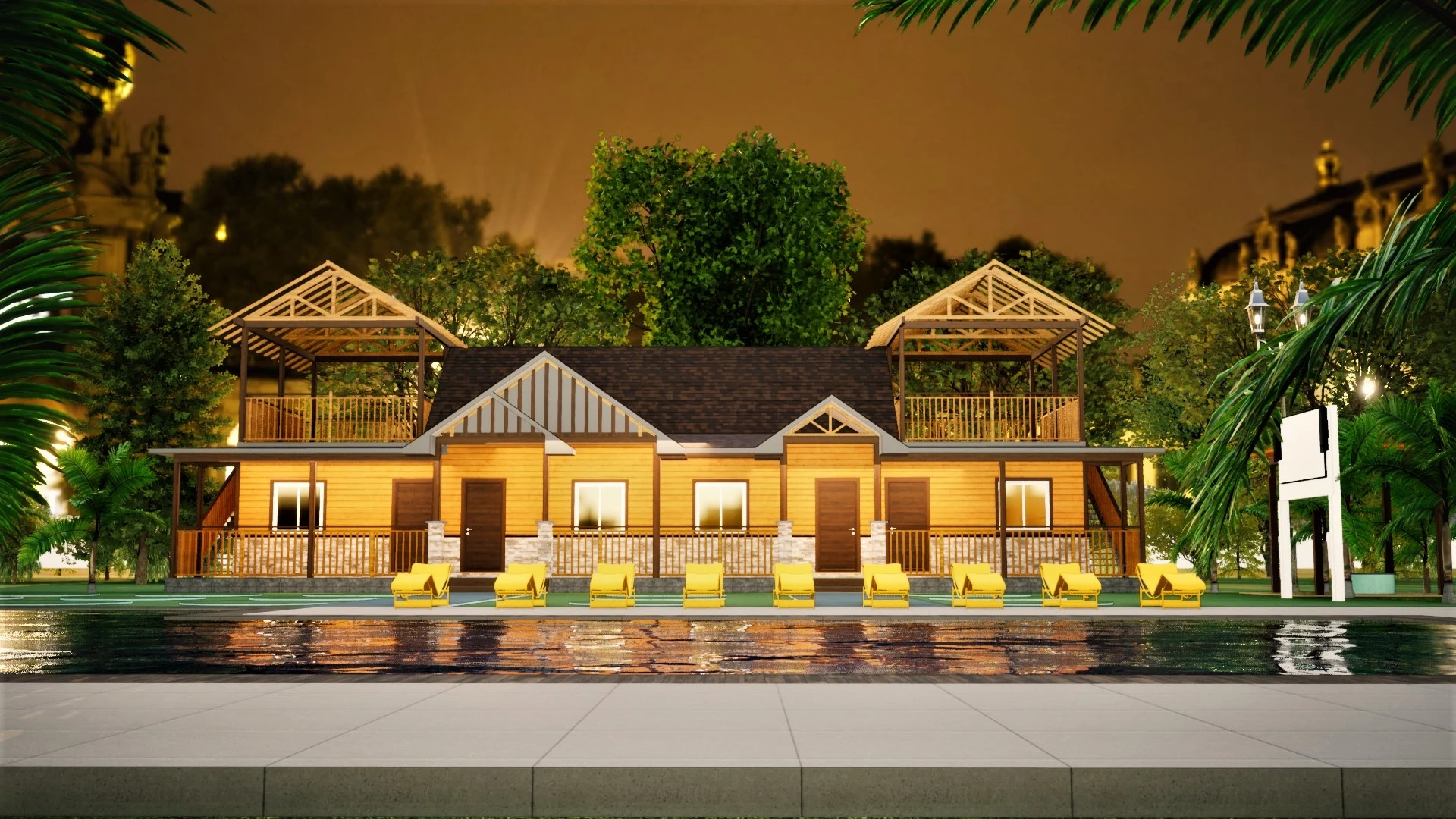 The Club House — Nesca wooden architecture in Hyderabad